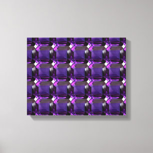 Lienzo Amethyst Gemstone Purple