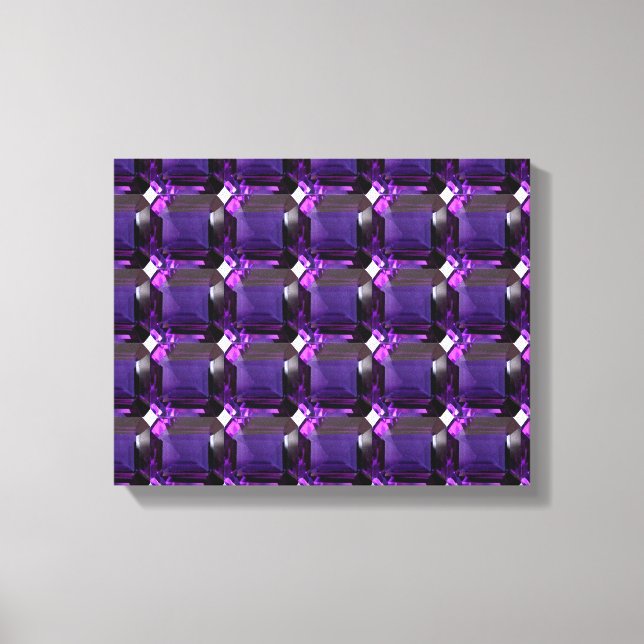 Lienzo Amethyst Gemstone Purple (Anverso)