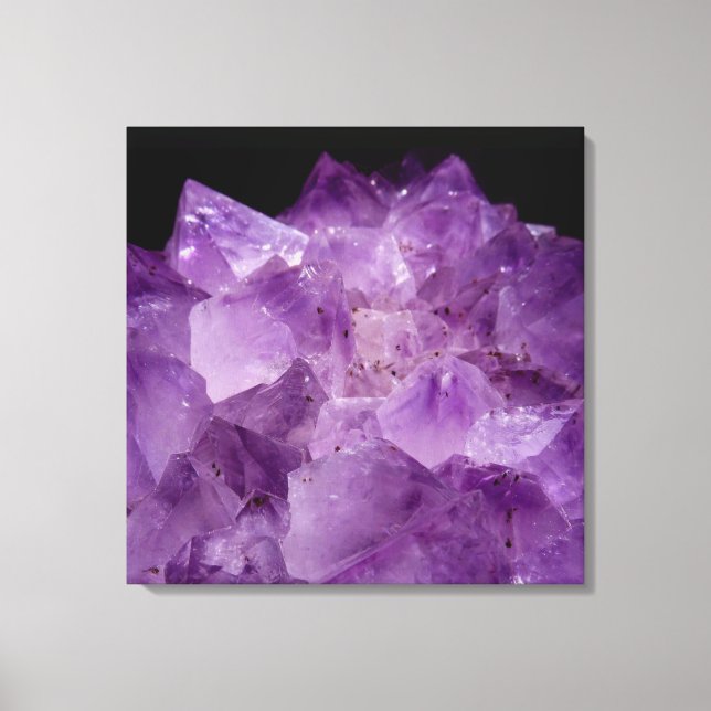 Lienzo Amethyst Raw Stones (Anverso)