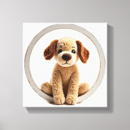 Lienzo Amigo de Wonder Wall Art Furry Puppy