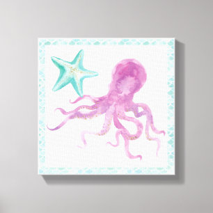 Lienzo Amigos de la sirena V