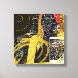 Lienzo Amigos de mensajería de texto