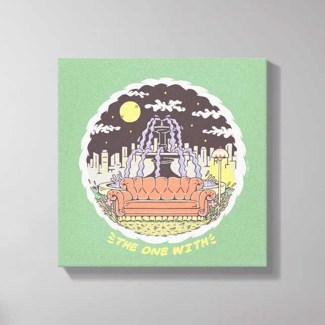 Lienzo AMIGOS™ | Fuente Personalizado (Anverso)