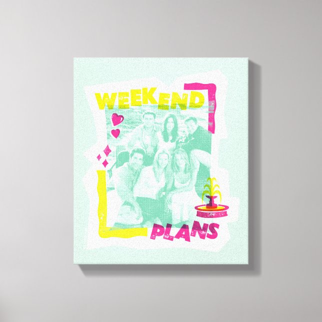 Lienzo AMIGOS™ | Planes de fin de semana (Anverso)
