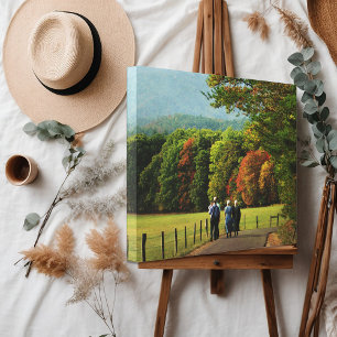Lienzo Amish Autumn Walk