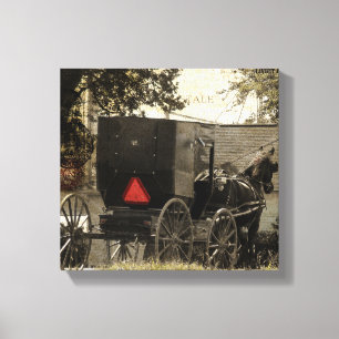 Lienzo Amish Buggy