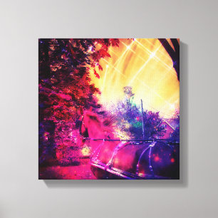 Lienzo Amish Horse and Buggy Fun Digital Art