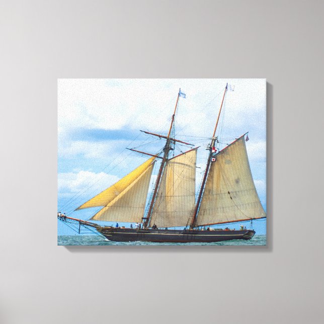 Lienzo Amistad Bajo Vela (Anverso)