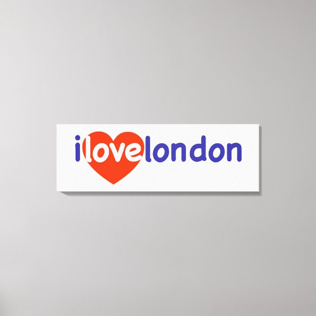 Lienzo Amo Londres (Anverso)