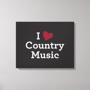Lienzo Amo música country
