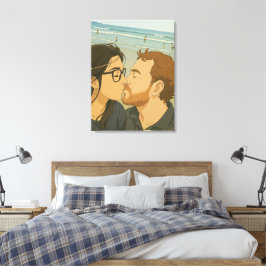 Lienzo Amor a la princesa