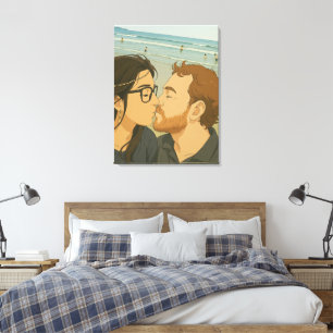 Lienzo Amor a la princesa