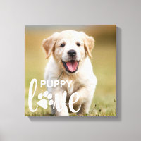 Amor a los cachorros Personalizado Mascota de foto