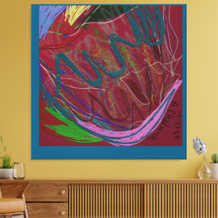 Lienzo Amor Abstracto