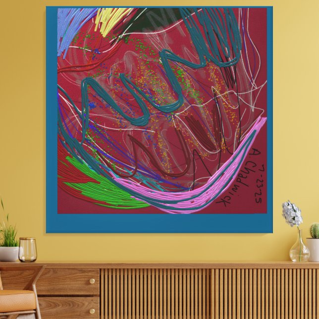 Lienzo Amor Abstracto  (Insitu (Sala de estar))