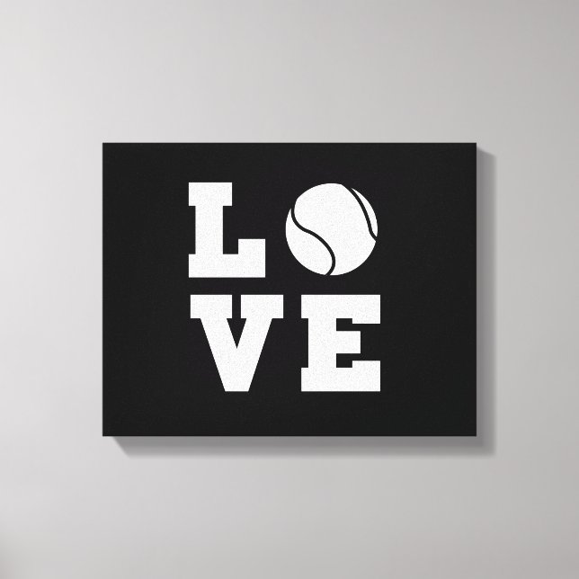 Lienzo Amor al tenis (Anverso)