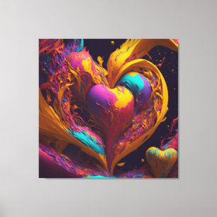 Lienzo Amor artístico