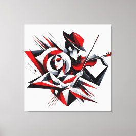 Lienzo Amor artístico y música