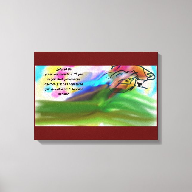 Lienzo Amor de Dios (Anverso)