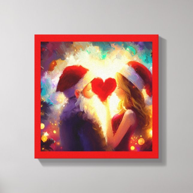 Lienzo Amor de Navidad 1 (Anverso)