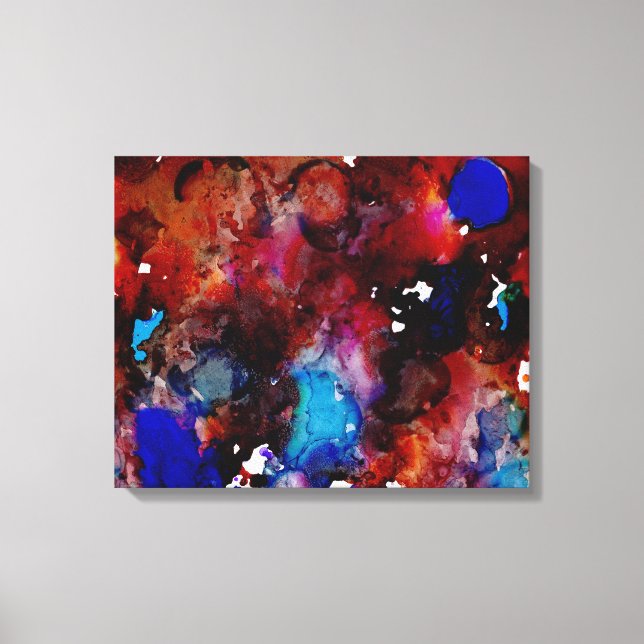 Lienzo Amor de tinta azul (Anverso)