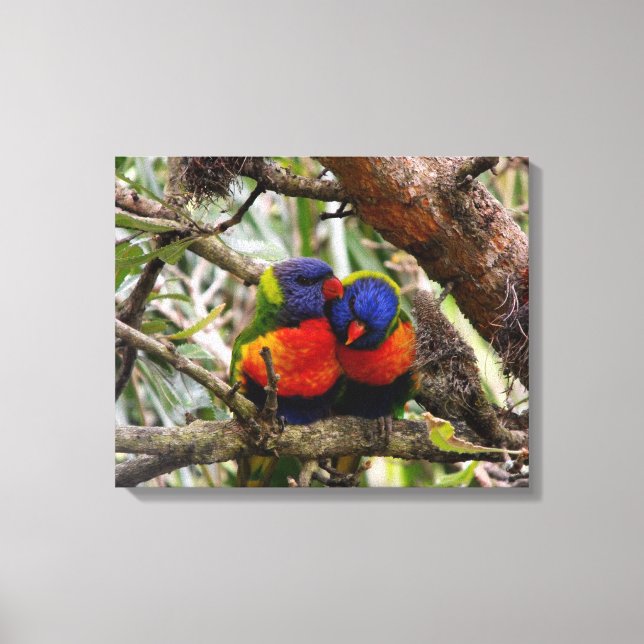 Lienzo Amor en arco iris (Anverso)