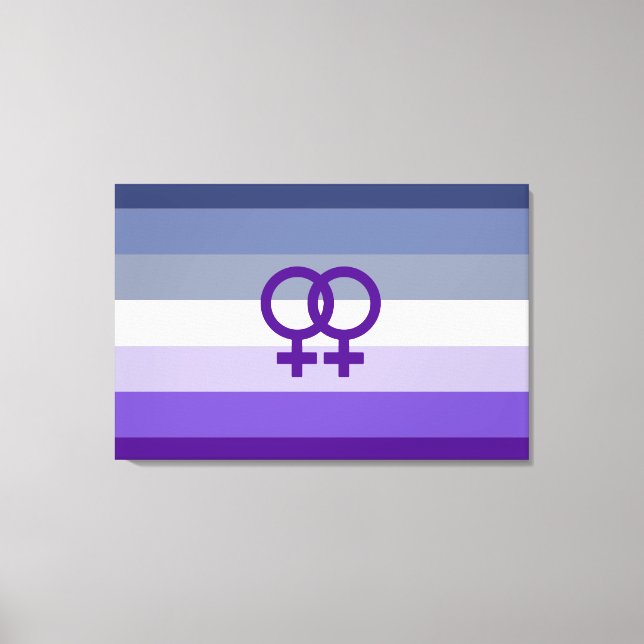 Lienzo Amor Lésbico Butch Orgullo WLW (Anverso)