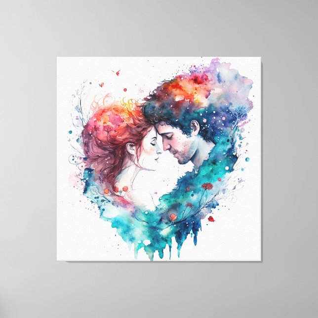 Lienzo Amor por siempre (Anverso)