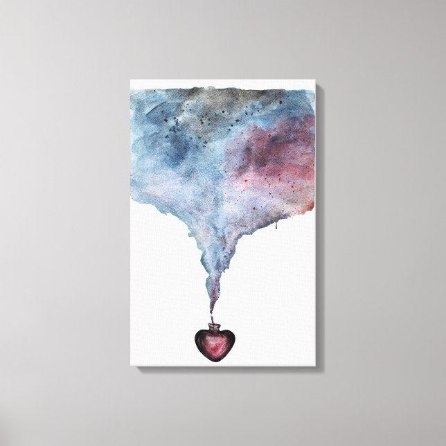 Lienzo Amor veneno Fantasía Bebida Vial Pasión Cosmos Neb (Anverso)
