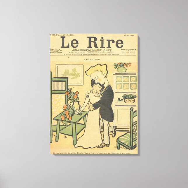 Lienzo Amor verdadero (Anverso)