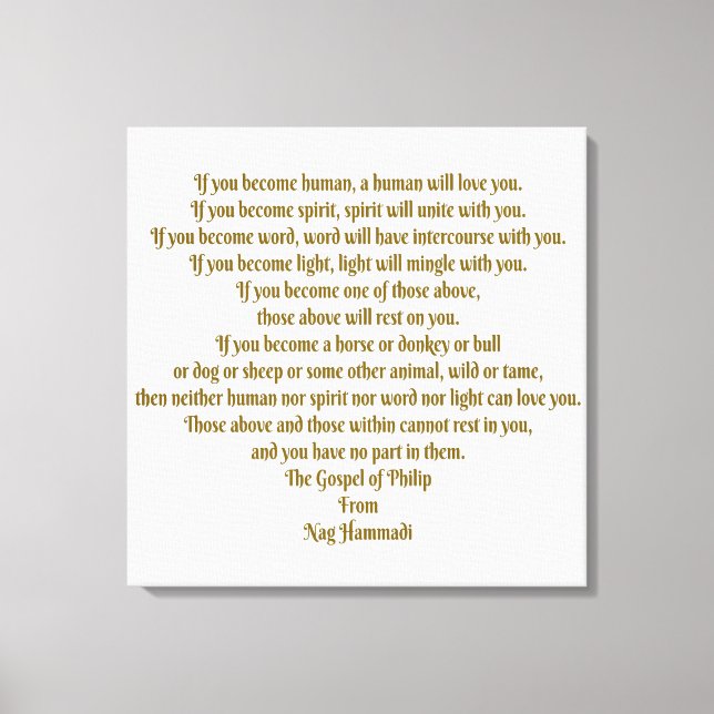 Lienzo Amor y espíritu (Anverso)