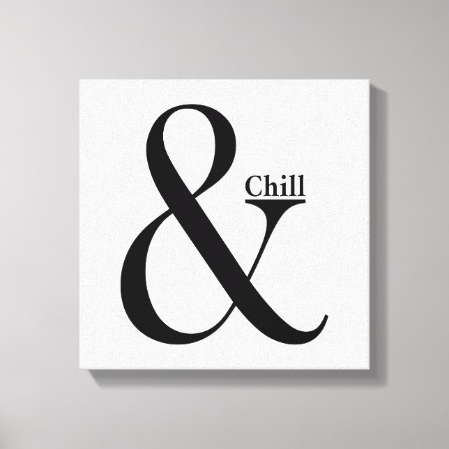 Lienzo Ampersand Chill (Anverso)