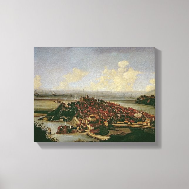Lienzo Amplia vista de Rye (Anverso)