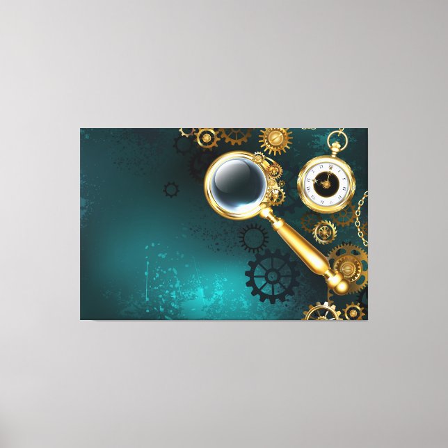 Lienzo Ampliador en estilo Steampunk (Anverso)