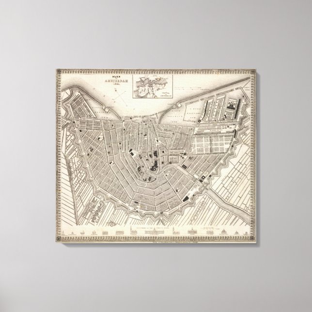 Lienzo Ámsterdam (Anverso)