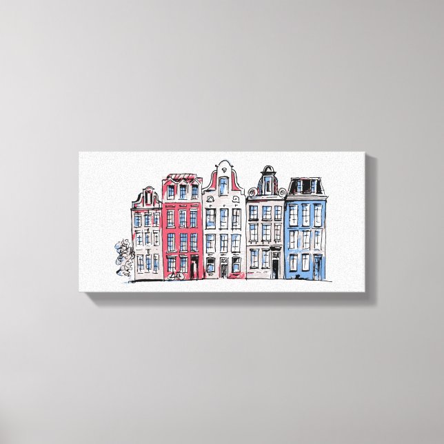 Lienzo Ámsterdam-| Zazzle_Growshop. (Anverso)