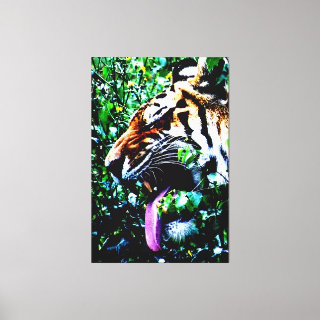 Lienzo Amur Tiger 40x60 (100x150cm) (Anverso)