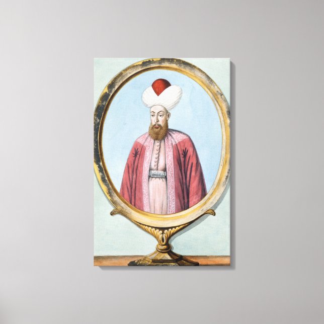 Lienzo Amurath (Murad) I (1319-89), Sultán 1359-89, de (Anverso)