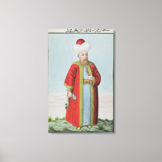 Lienzo Amurath (Murad) II (1404-51) Sultán 1421-51, de (Anverso)