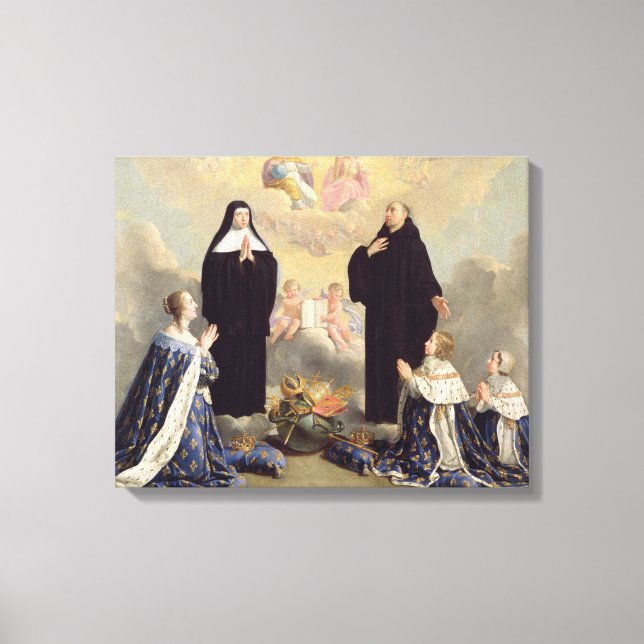 Lienzo Ana de Austria y sus hijos (Anverso)