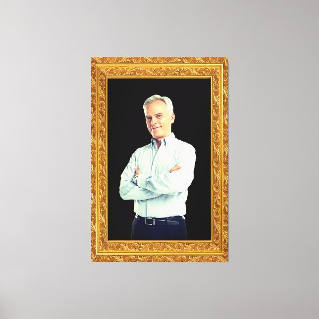 Lienzo Añade tu retrato, foto familiar,... Personalizado (Anverso)