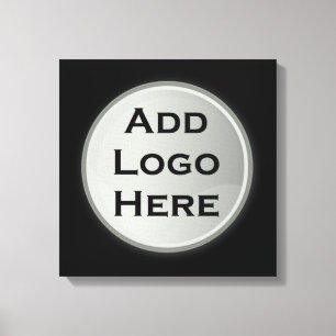 Lienzo Añadir el regalo corporativo del logotipo