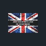 Lienzo Añadir el texto en el Cojín decorativo de la bande<br><div class="desc">Añadir el texto a la bandera inglesa</div>