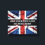 Lienzo Añadir el texto en el Cojín decorativo de la bande<br><div class="desc">Añadir el texto a la bandera inglesa</div>