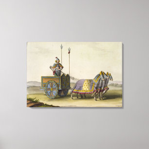 Lienzo Anciano carro de guerra chino, de 'Le Costume Anci