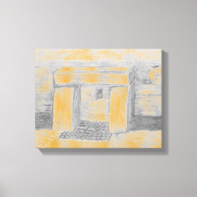 Lienzo Ancient Temple Canvas Print (Anverso)