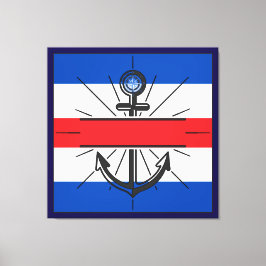 Lienzo Anclaje colorido