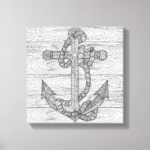 Lienzo Anclaje De Estilo Y Rope 6