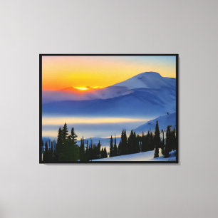 Lienzo Anders Artistry* Amanecer en las montañas*