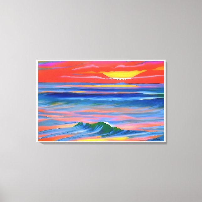 Lienzo Anders Artistry* Italain Sunset 2* (Anverso)